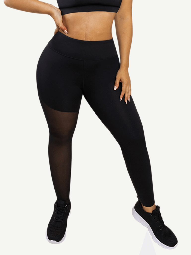 Yoga Pants With Asymmetric Design